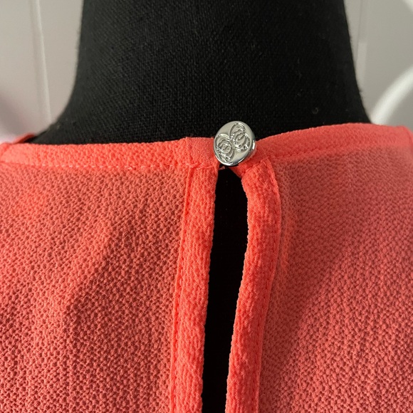 CeCe Women's Textured Coral Tank Top Size XXS New with Tag - Picture 5 of 8